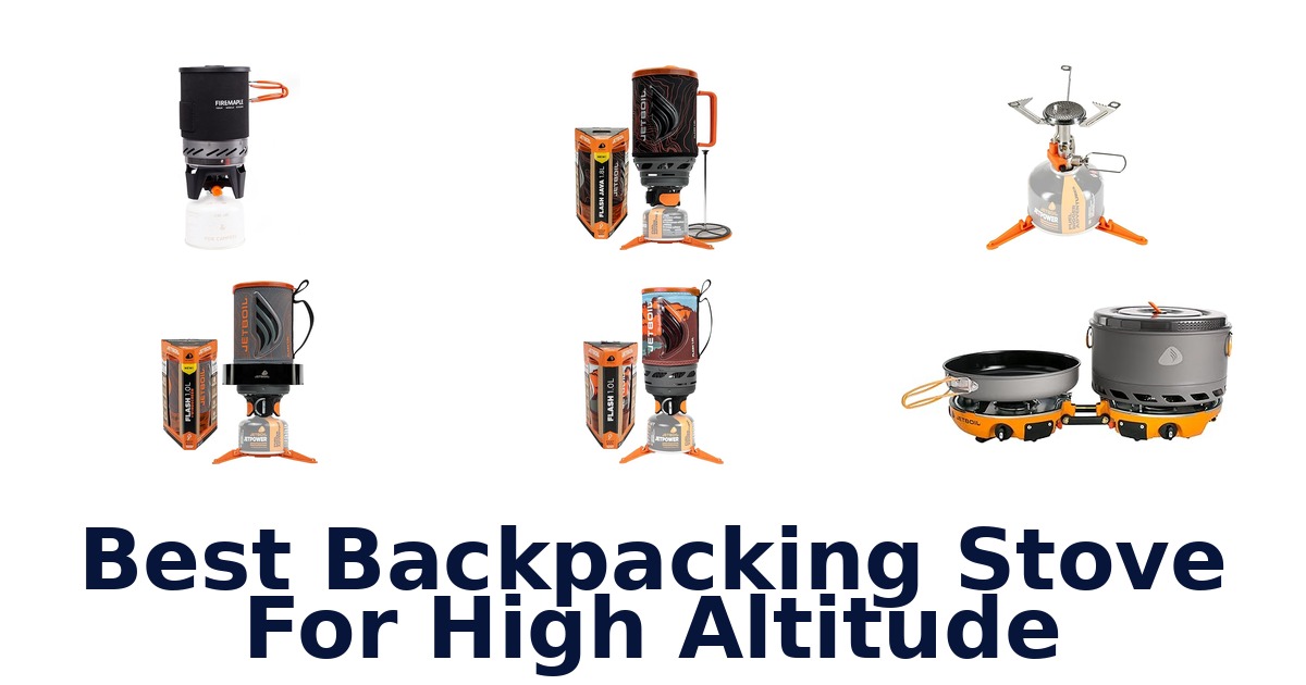 best backpacking stove for high altitude