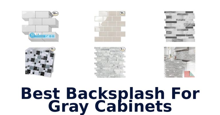best backsplash for gray cabinets