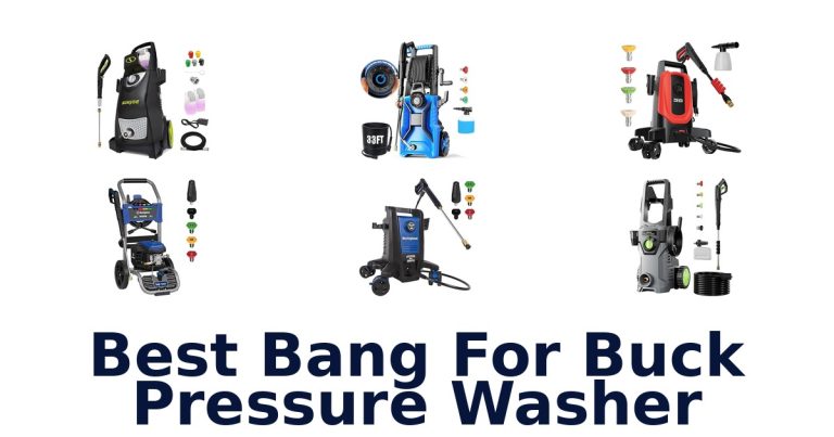 best bang for buck pressure washer