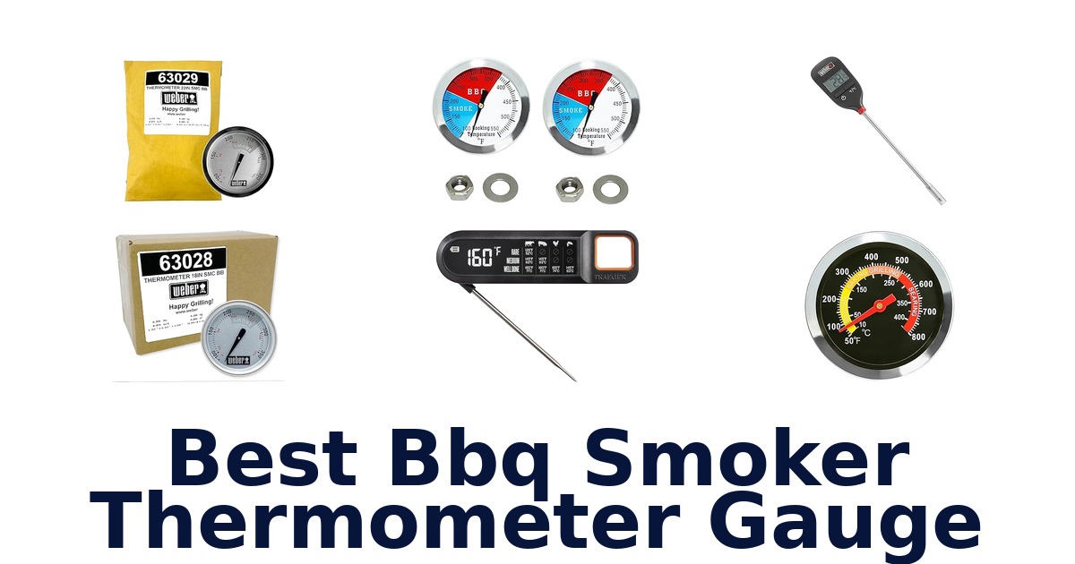 best bbq smoker thermometer gauge