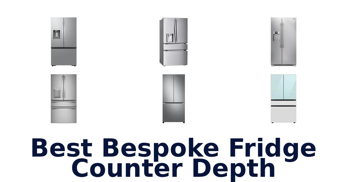 best bespoke fridge counter depth
