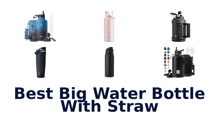 best big water bottle with straw