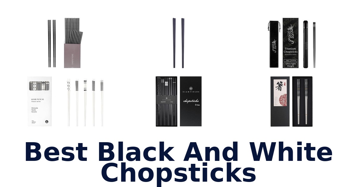 best black and white chopsticks