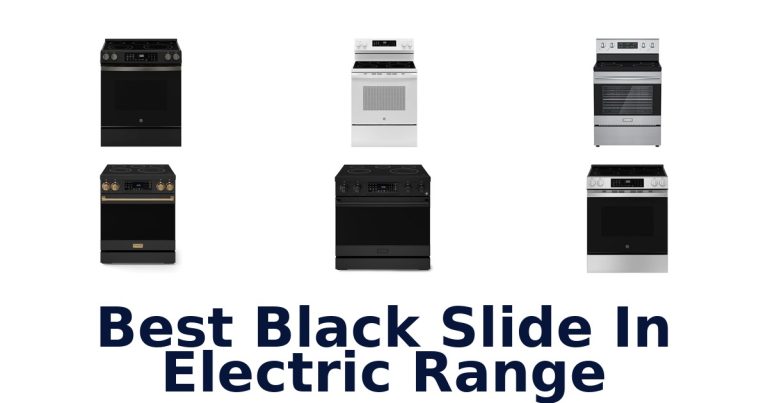 best black slide in electric range