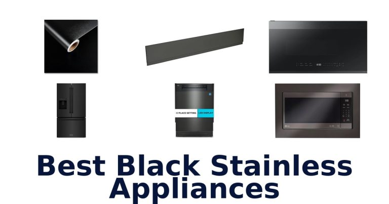 best black stainless appliances