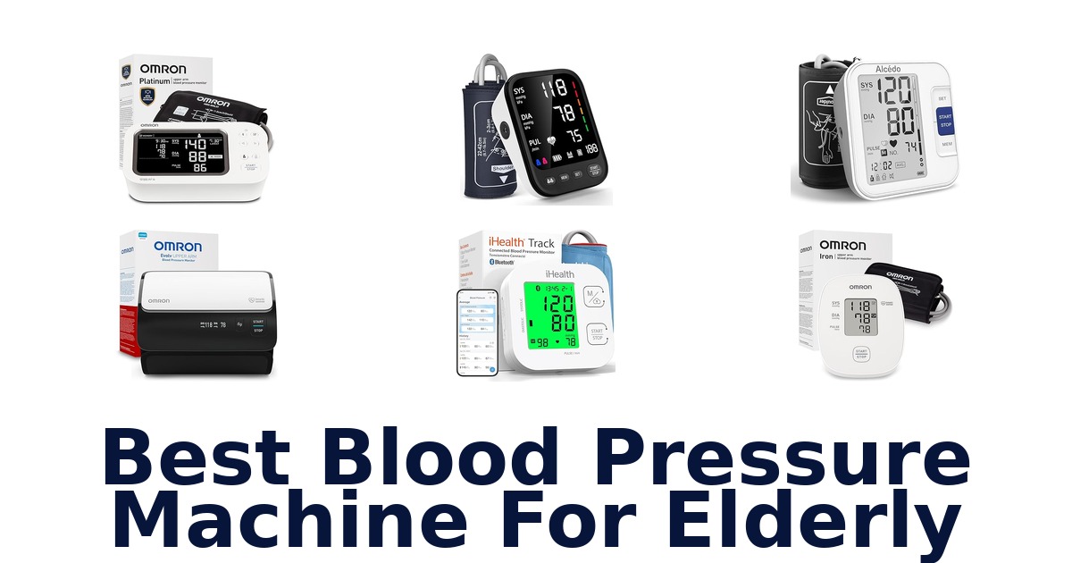 best blood pressure machine for elderly