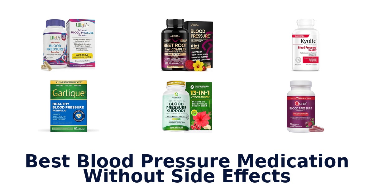 best blood pressure medication without side effects