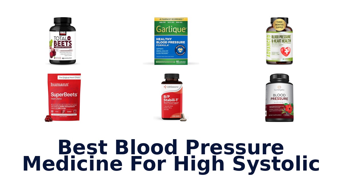 best blood pressure medicine for high systolic