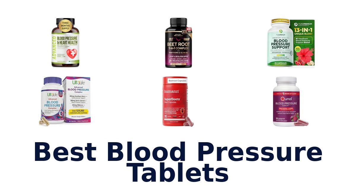 best blood pressure tablets