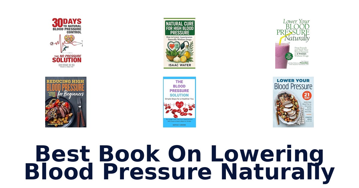 best book on lowering blood pressure naturally