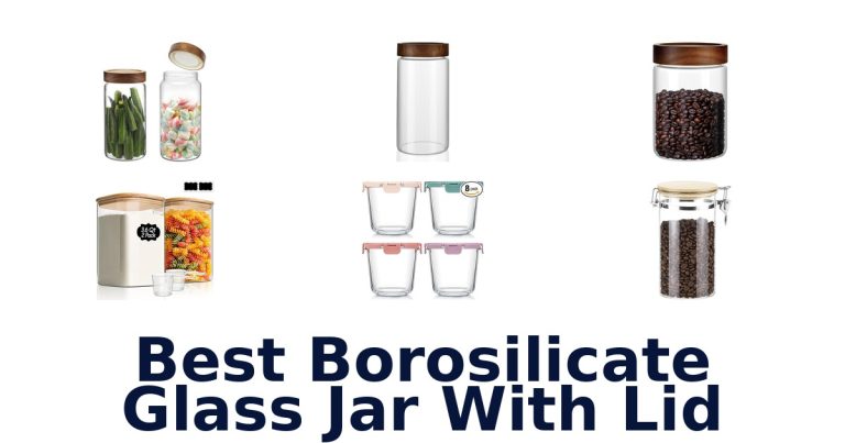 best borosilicate glass jar with lid