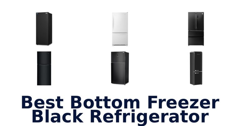 best bottom freezer black refrigerator