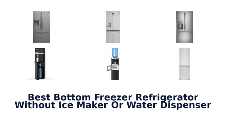 best bottom freezer refrigerator without ice maker or water dispenser