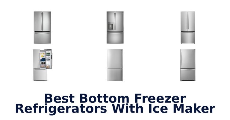 best bottom freezer refrigerators with ice maker