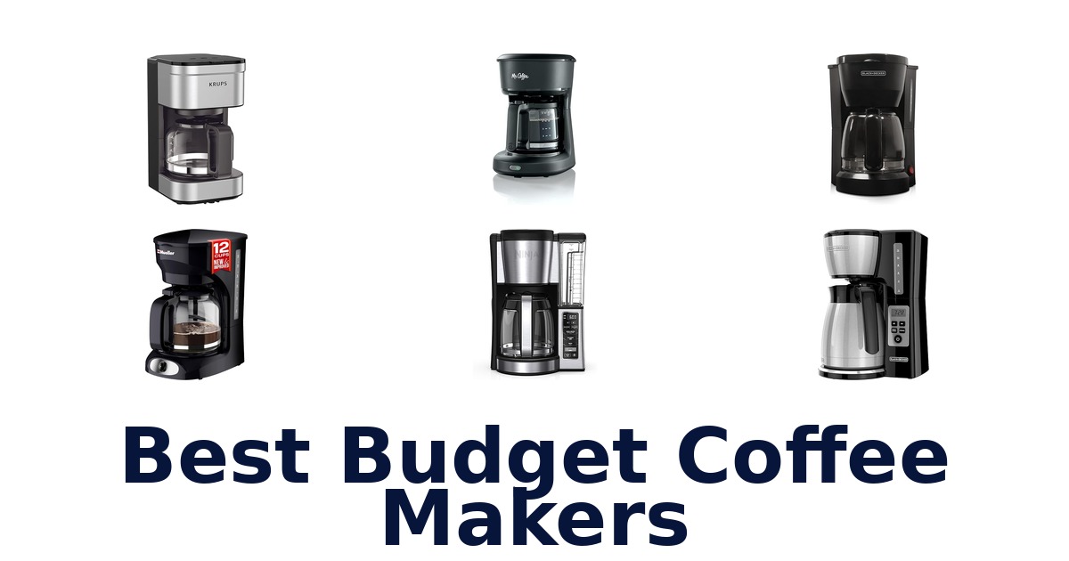 best budget coffee makers