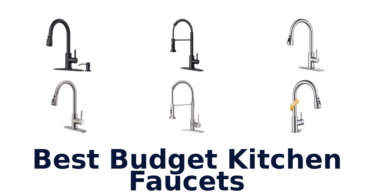 best budget kitchen faucets