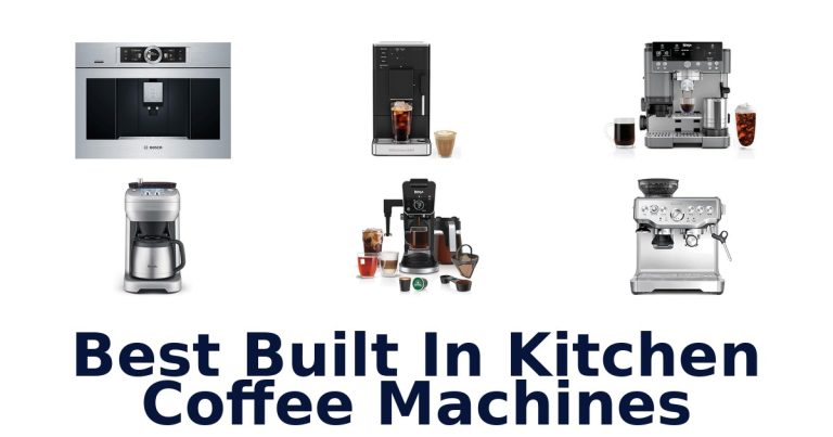 best built in kitchen coffee machines