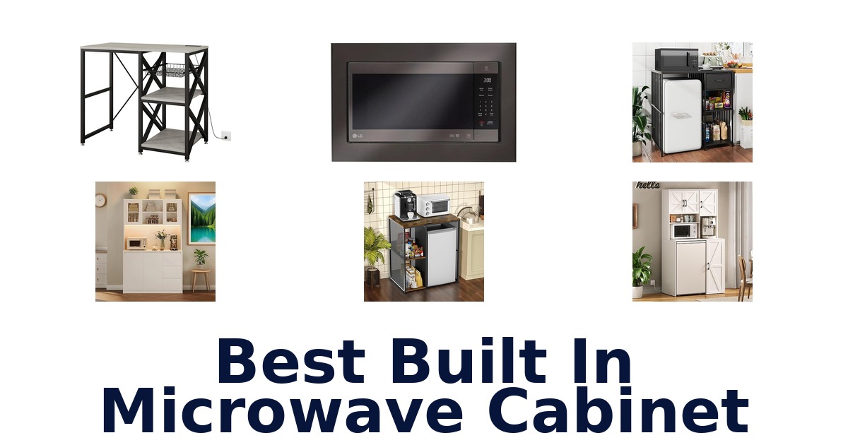 best built in microwave cabinet