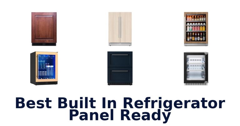 best built in refrigerator panel ready