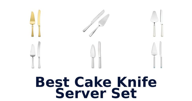 best cake knife server set