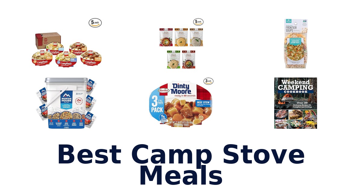 best camp stove meals