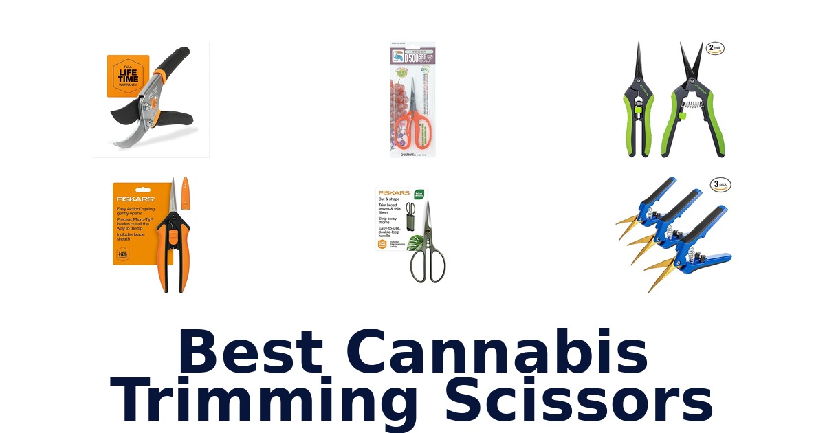 best cannabis trimming scissors