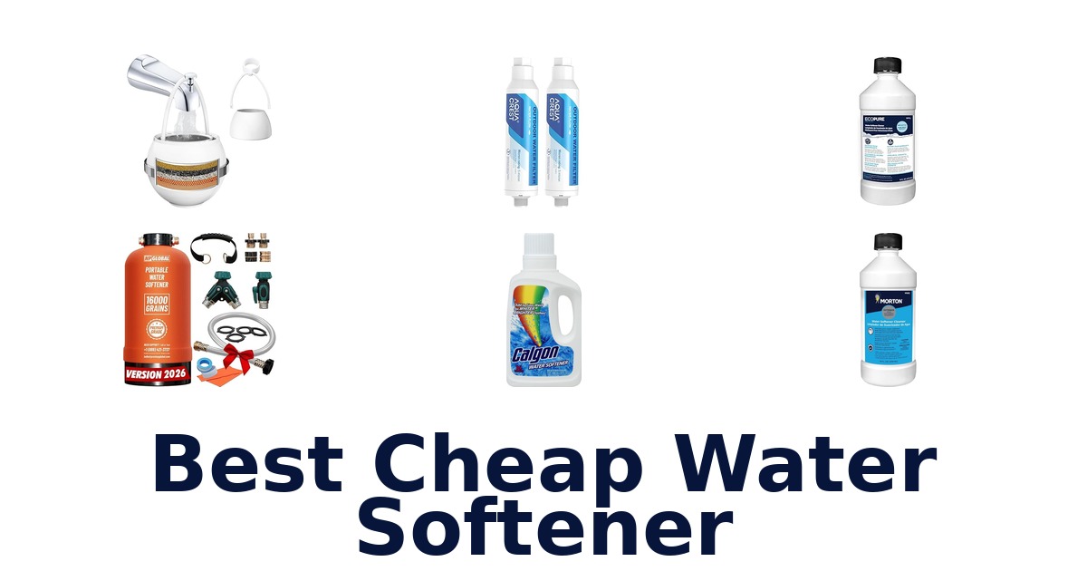 best cheap water softener