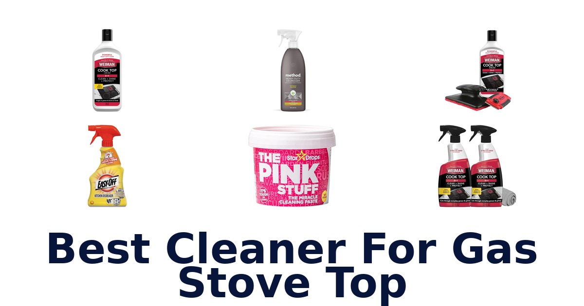 best cleaner for gas stove top