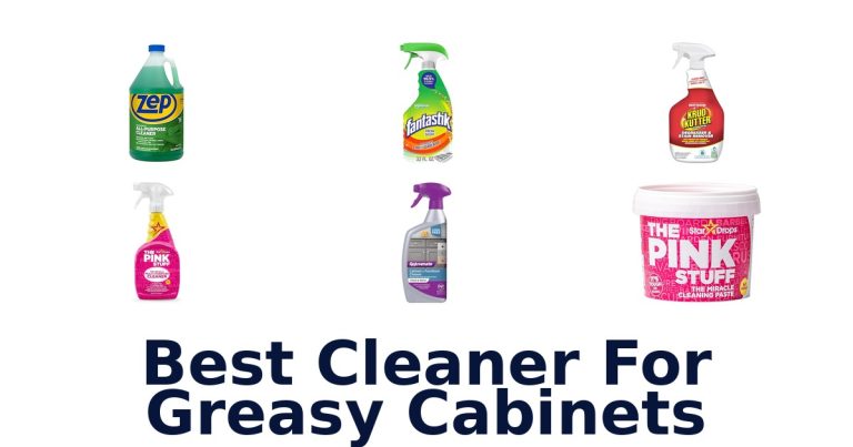 best cleaner for greasy cabinets