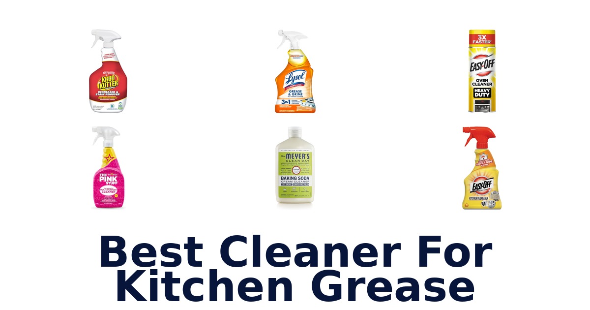 best cleaner for kitchen grease