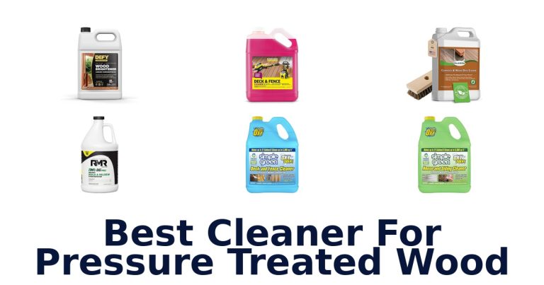 best cleaner for pressure treated wood