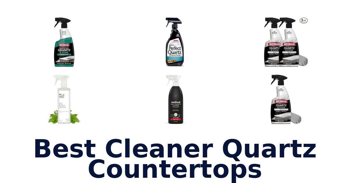 best cleaner quartz countertops