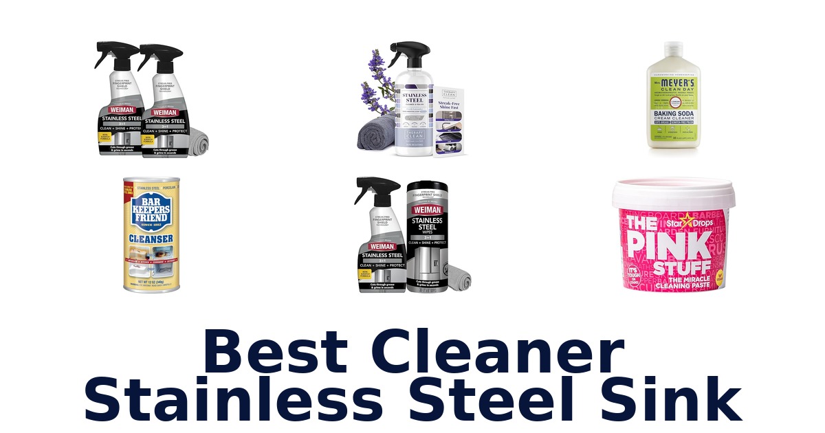 best cleaner stainless steel sink