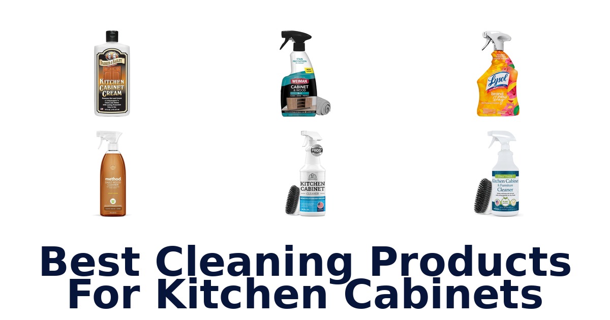 best cleaning products for kitchen cabinets