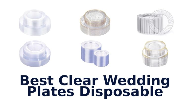 best clear wedding plates disposable