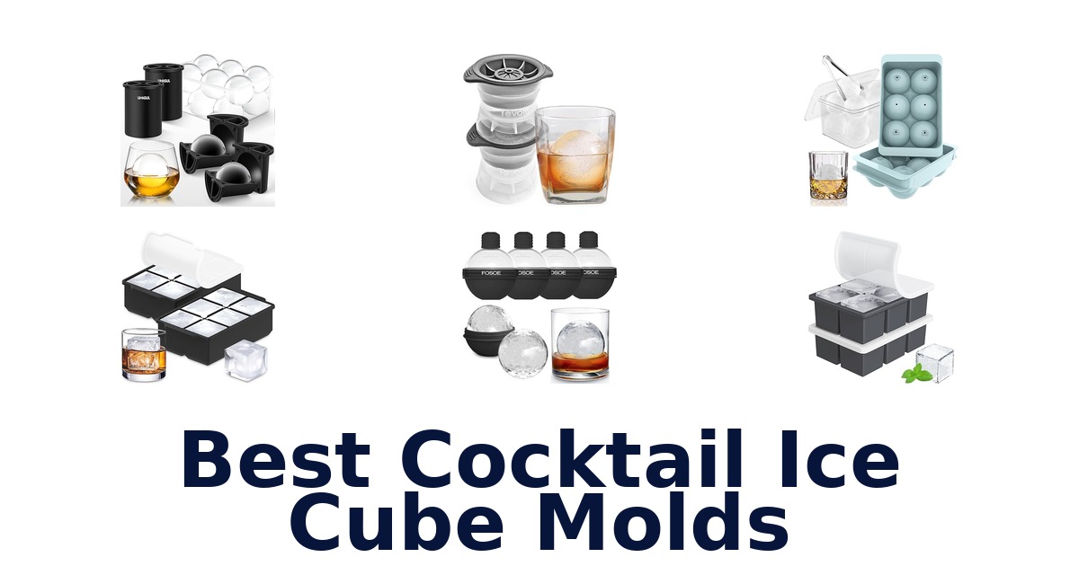 best cocktail ice cube molds