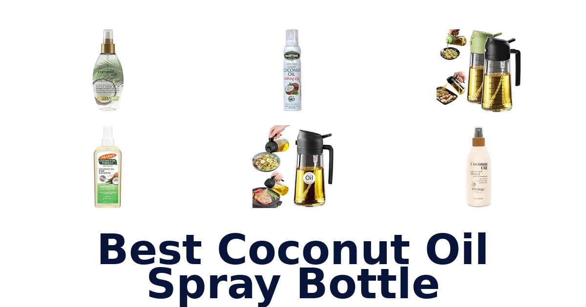 best coconut oil spray bottle