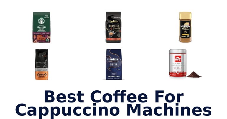 best coffee for cappuccino machines
