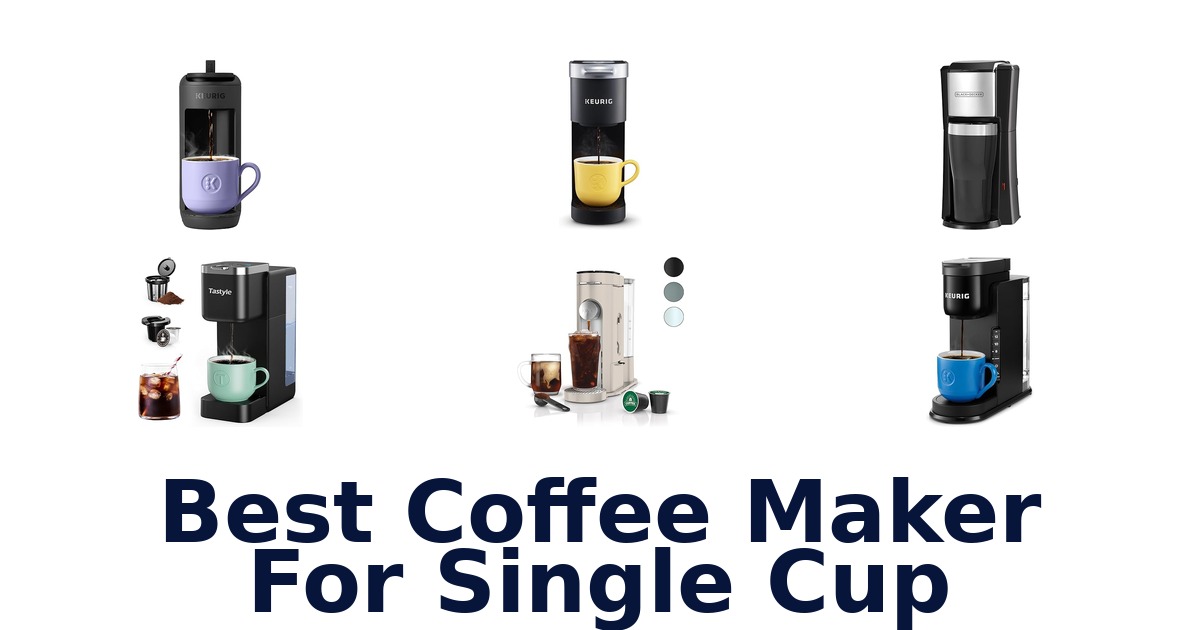 best coffee maker for single cup