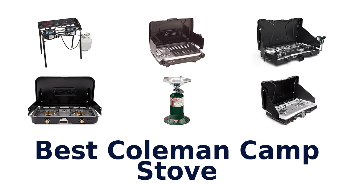 best coleman camp stove