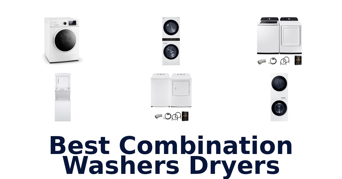 best combination washers dryers