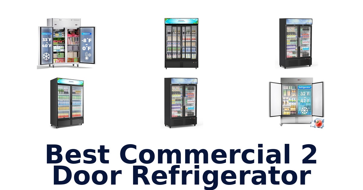 best commercial 2 door refrigerator