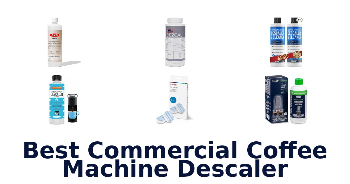 best commercial coffee machine descaler