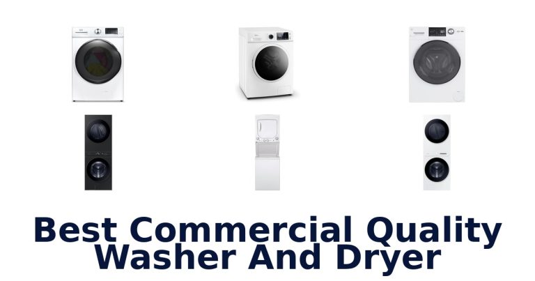 best commercial quality washer and dryer