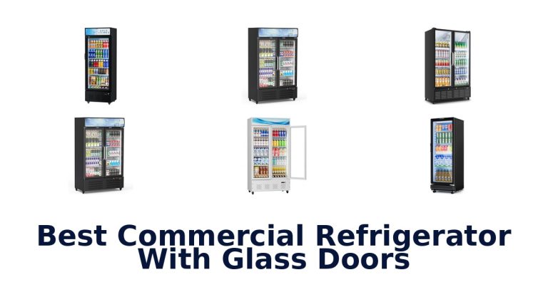 best commercial refrigerator with glass doors
