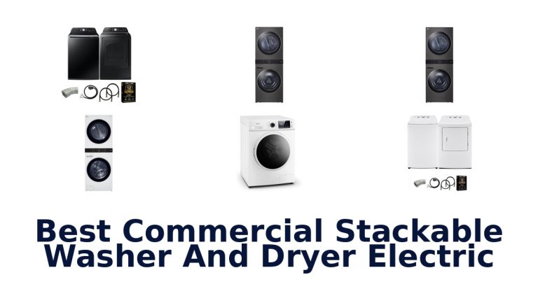 best commercial stackable washer and dryer electric