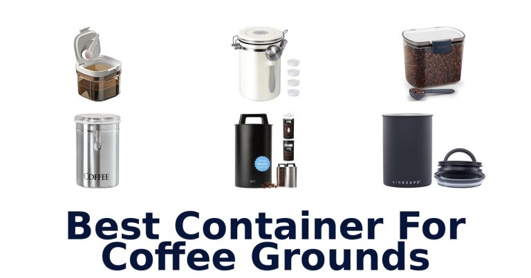 best container for coffee grounds