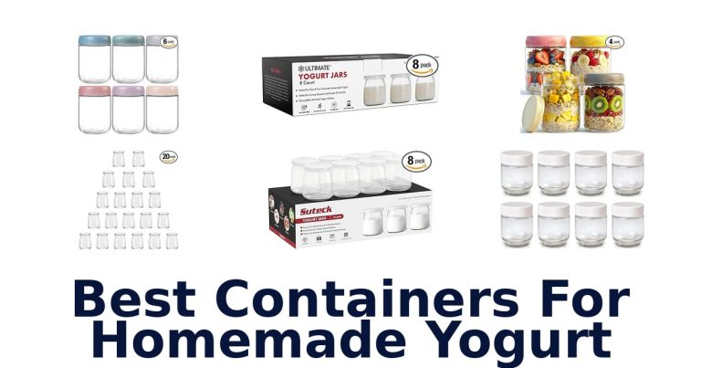 best containers for homemade yogurt