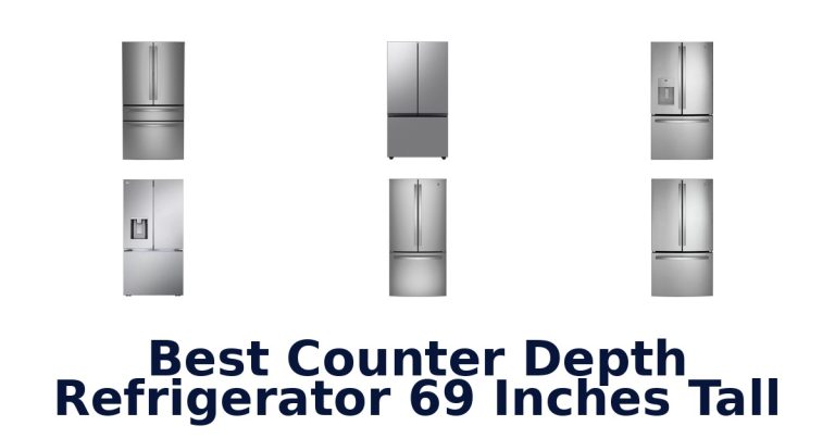 best counter depth refrigerator 69 inches tall