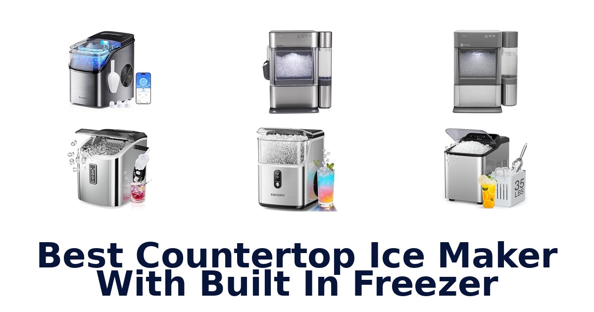 best countertop ice maker with built in freezer